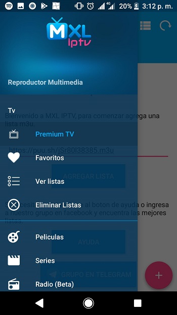 descargar mxl iptv apk gratis para android
