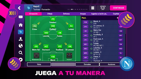 football manager 2022 mobile apk español